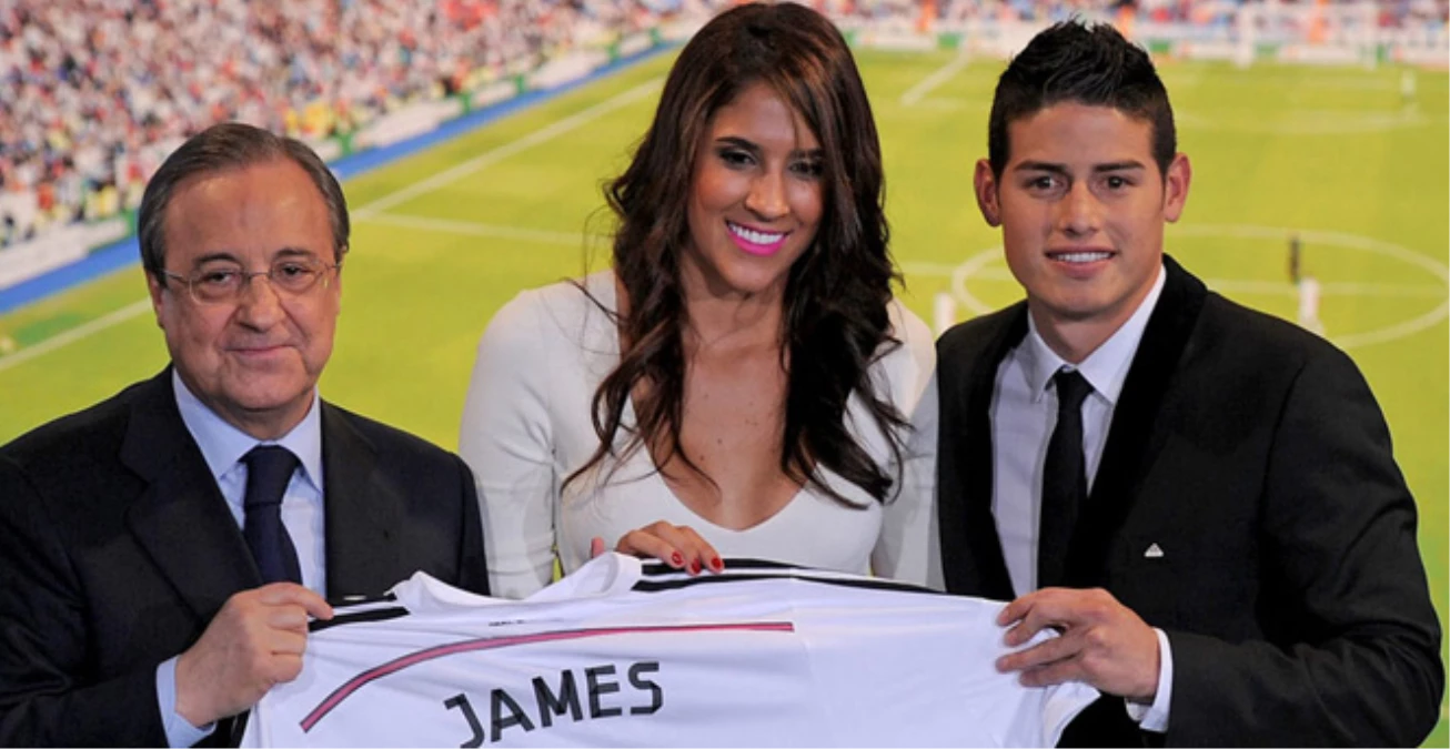 Real Madrid, James Rodriguez\'in Karısını da Transfer Etti