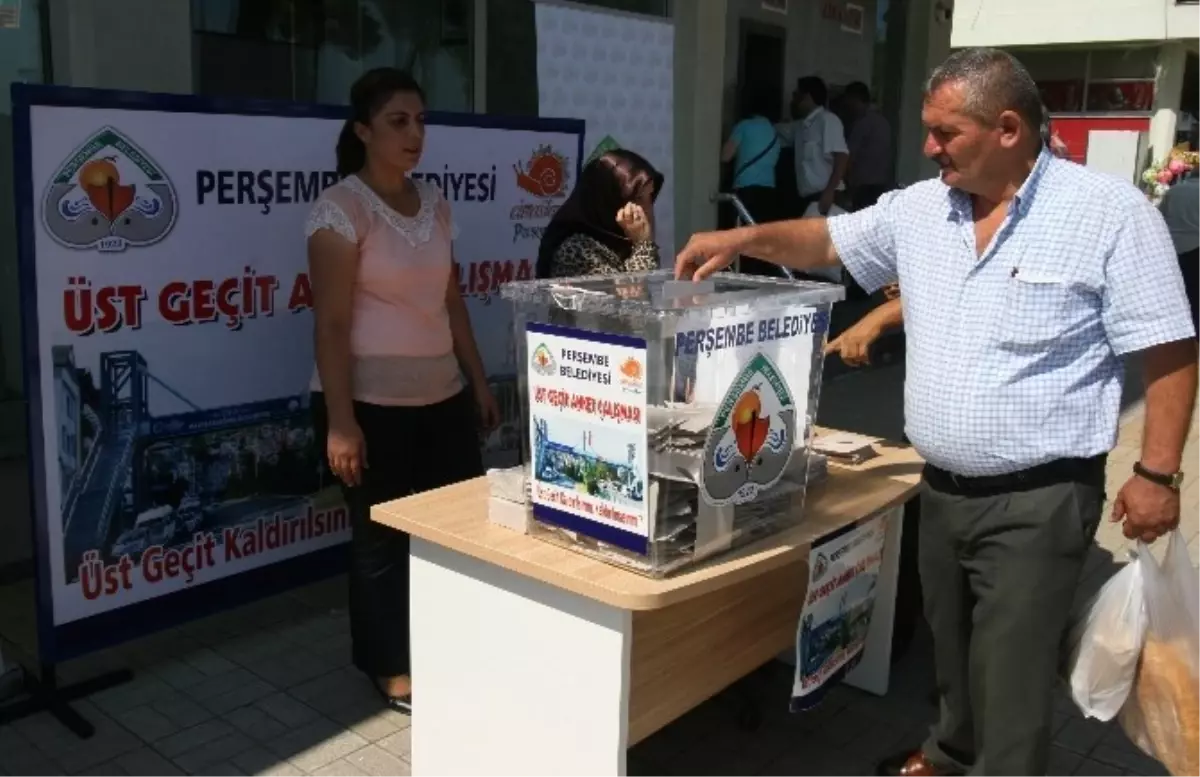 Sakin Şehir\'de Üst Geçidin Kaldırılması İçin Referandum