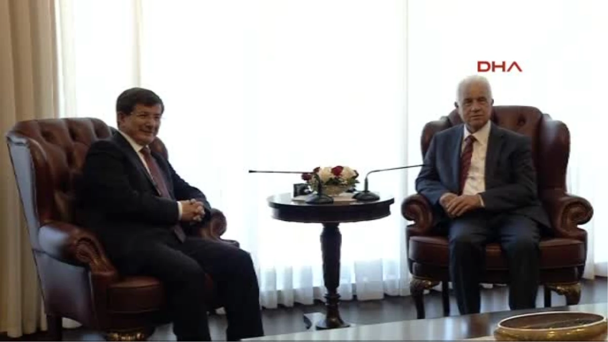 Başbakan Davutoğlu, KKTC Cumhurbaşkanı Eroğlu ile Görüştü