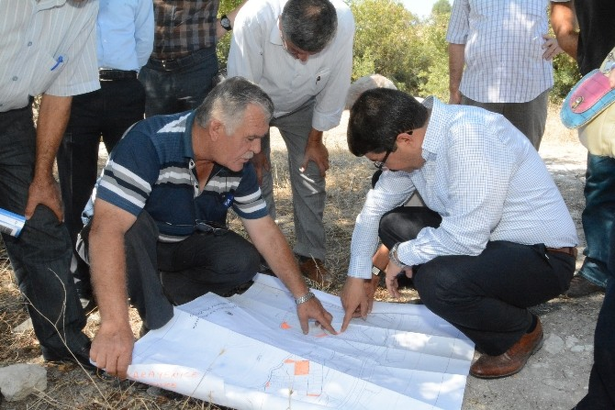 Başkan Çelik Köyden Mahalleye Dönüşen Yerleşim Yerlerinde İncelemede Bulundu