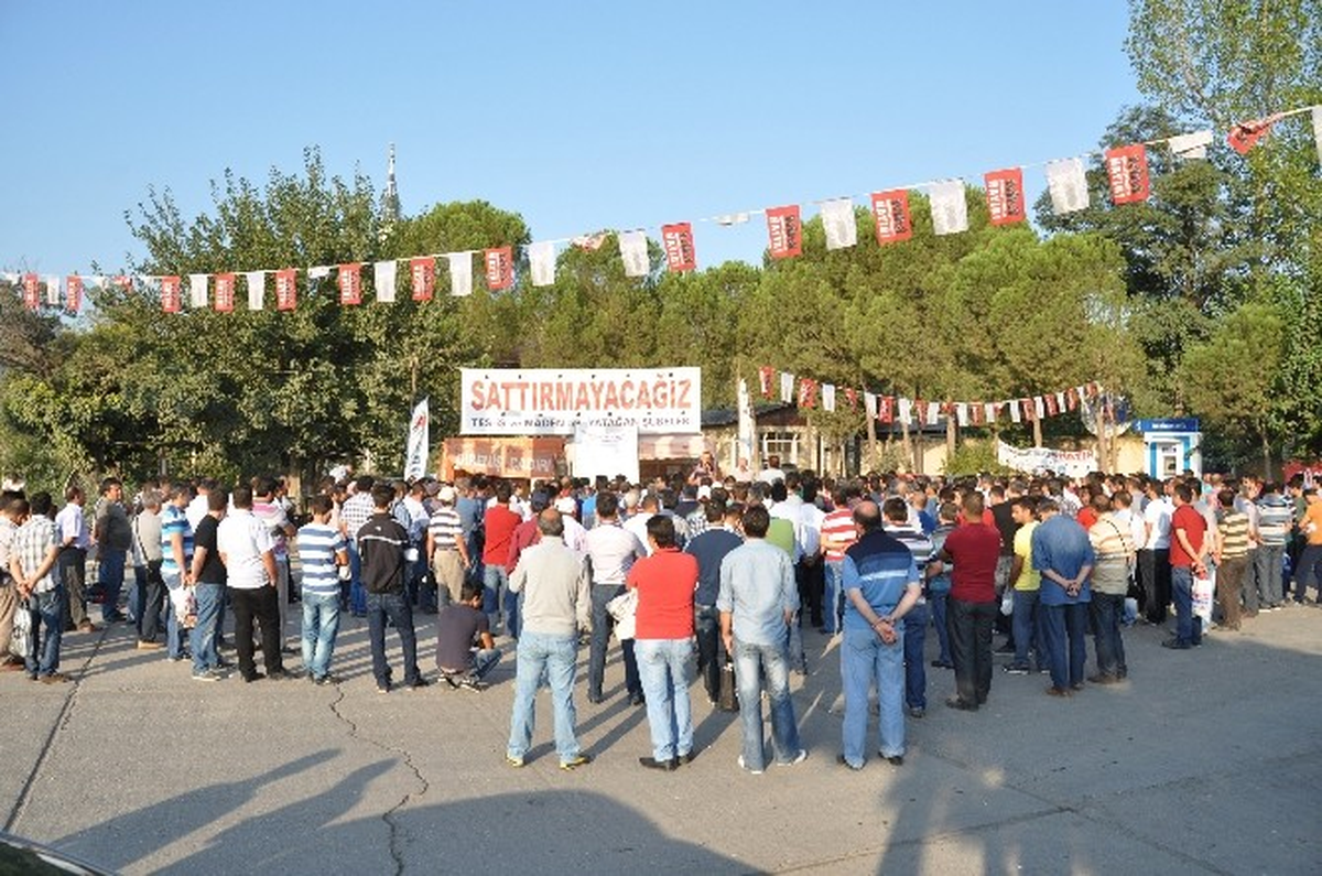 Enerji ve Maden İşçilerinden İş Bırakma Eylemi