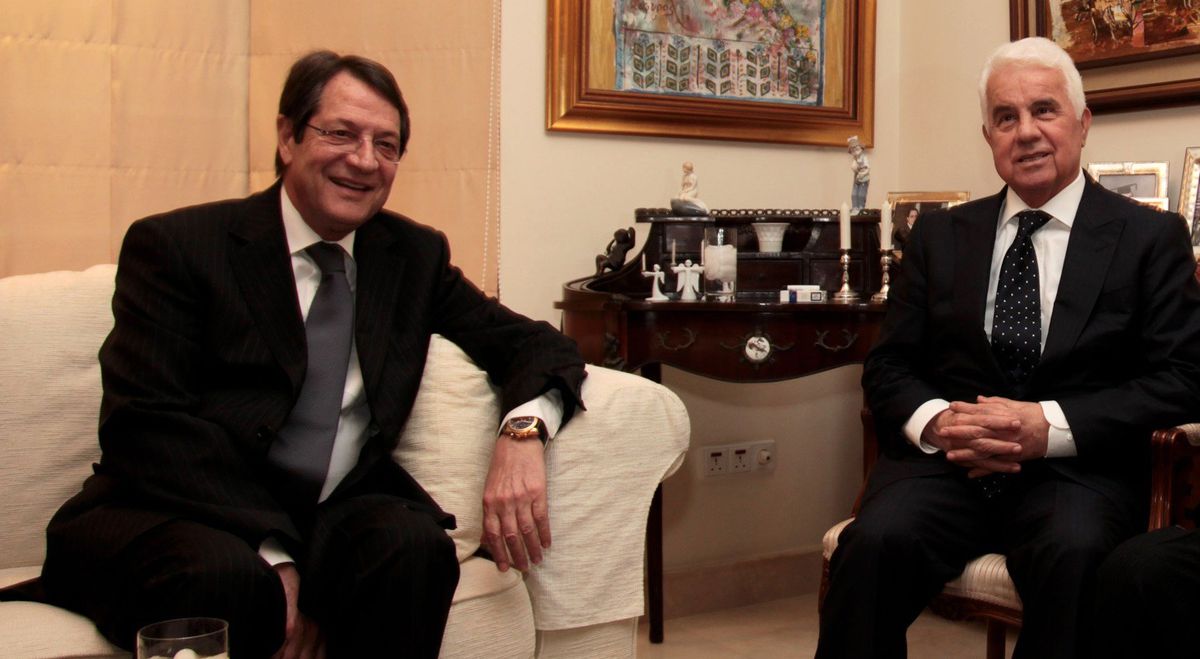 Eroğlu ile Anastasiadis Çalışma Yemeğinde Bir Araya Geldi