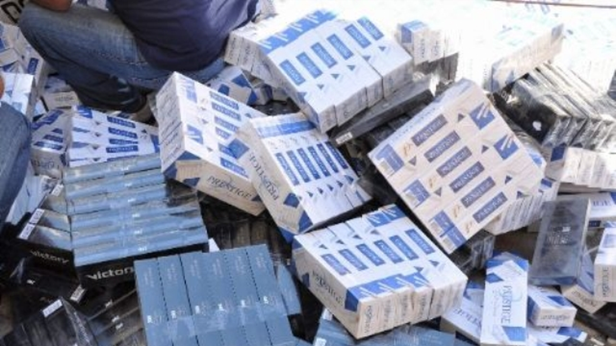 Kırşehir\'de 110 Bin Paket Kaçak Sigara Ele Geçirildi