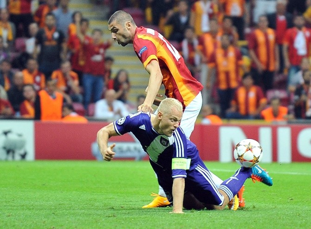 Galatasaray, Anderlecht ile 1-1 Berabere Kaldı