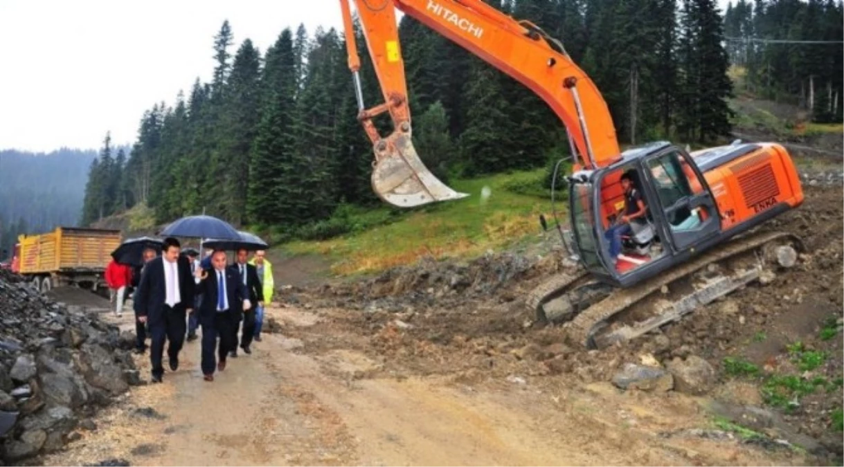 Vali Günadın, Yurdun Tepe Kayak Tesisi İnceledi