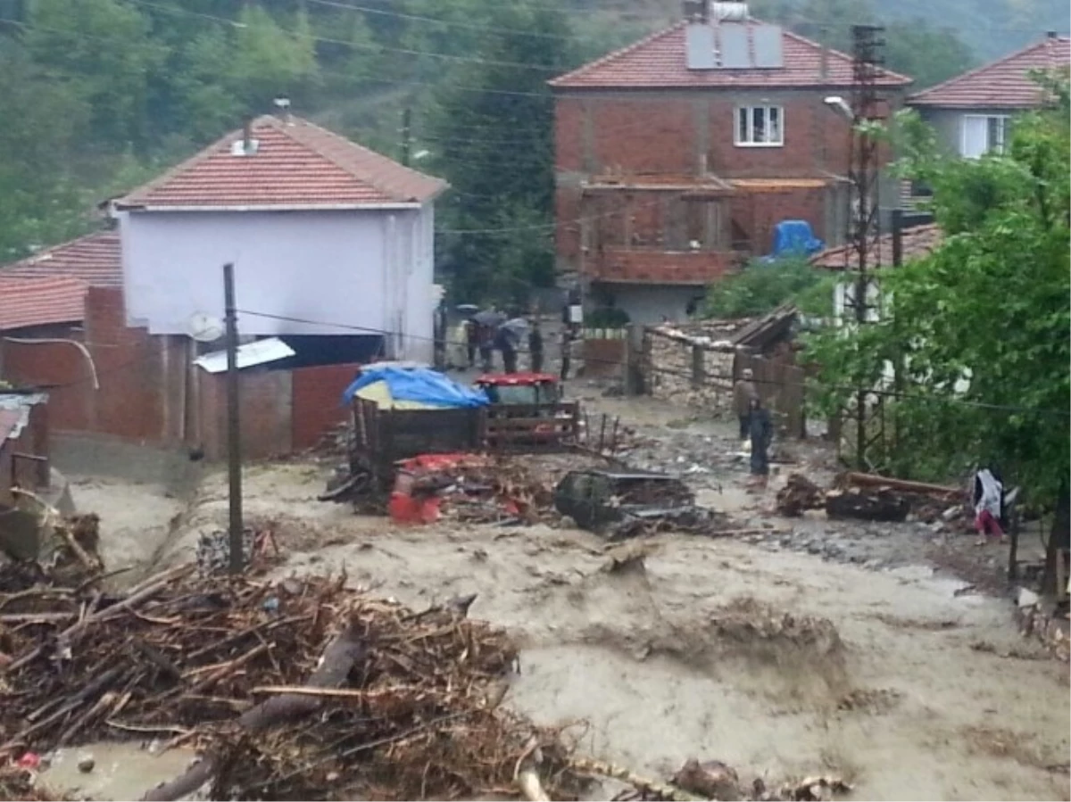 Çanakkale Biga\'da Sel Felaketi