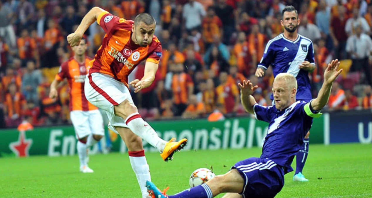 Galatasaray, Anderlecht ile 1-1 Berabere Kaldı