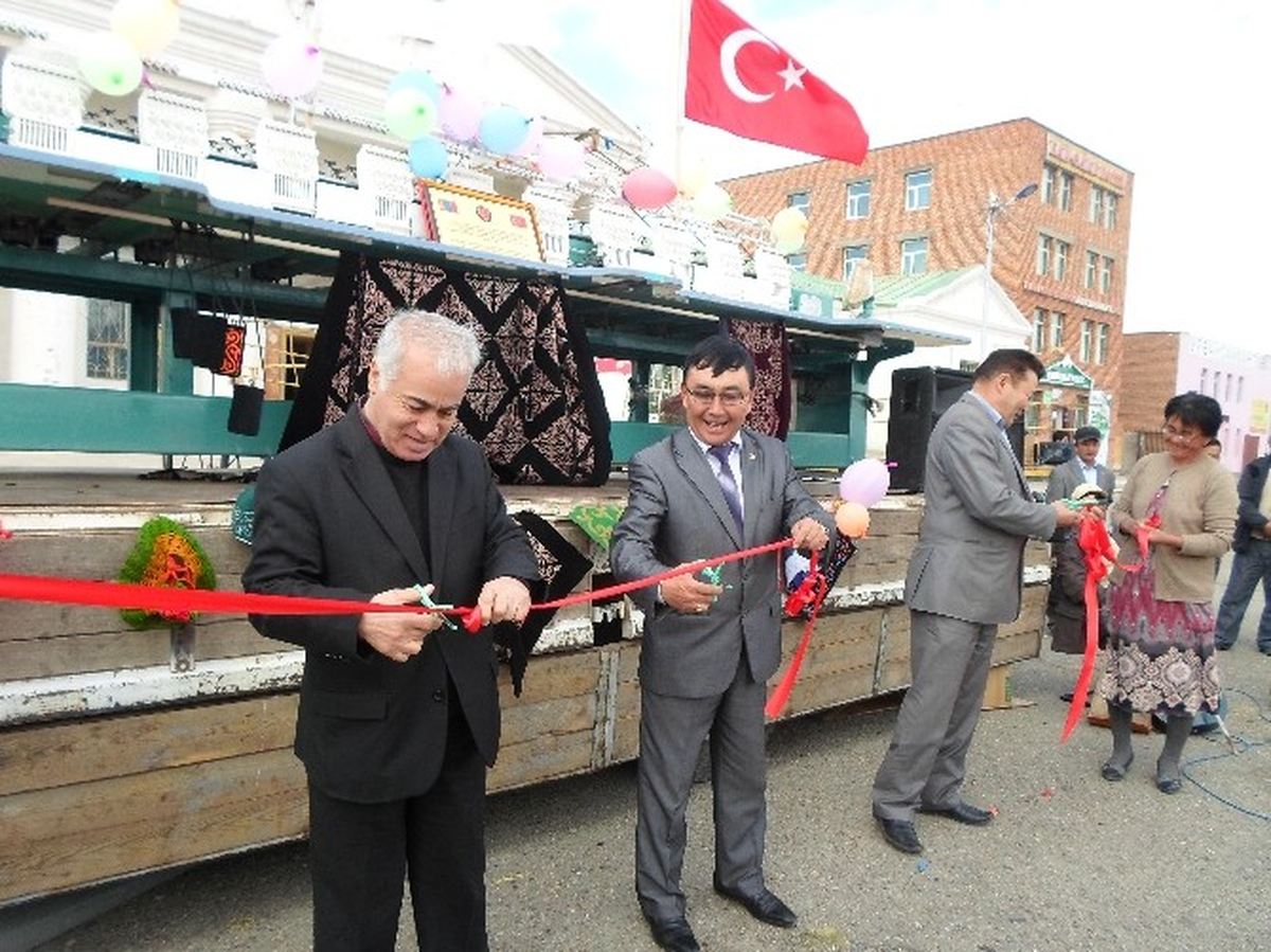 Moğolistan Görme Engelliler Federasyonu Bayan Ölgiy Şubesi\'ne Ekipman Desteği