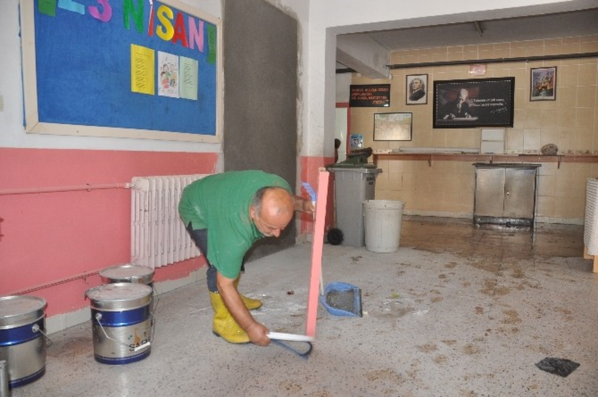 Okulun Tadilatı Bitmedi Öğrenciler Kapıdan Geri Döndü