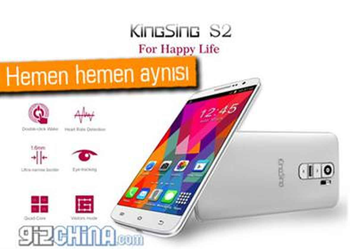 Bu da Lg G3 Çakması: Kingsing S2