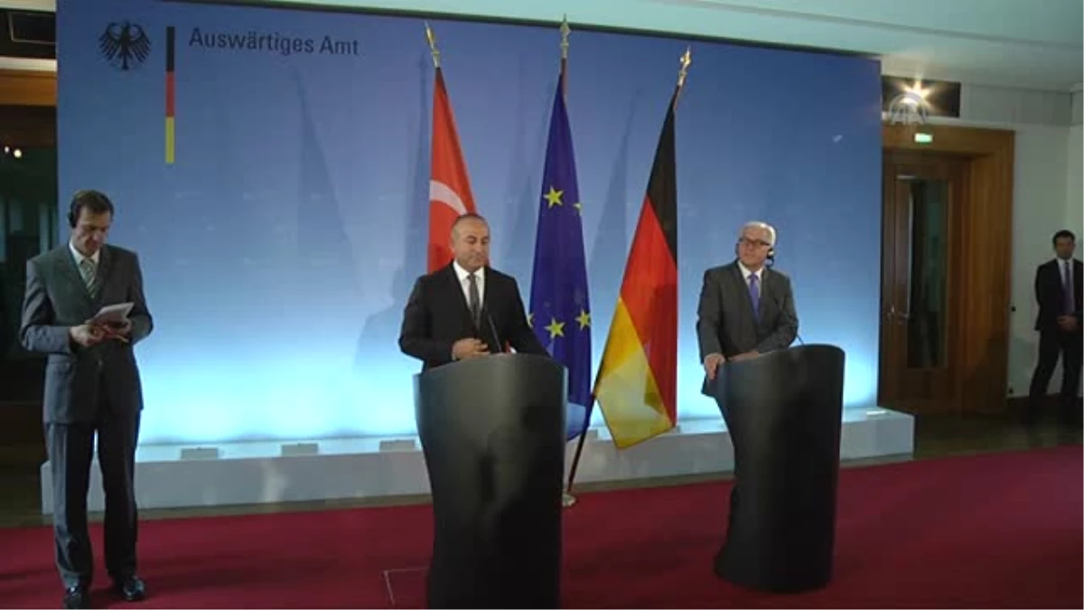 Çavuşoğlu-Steinmeier ortak basın toplantısı -