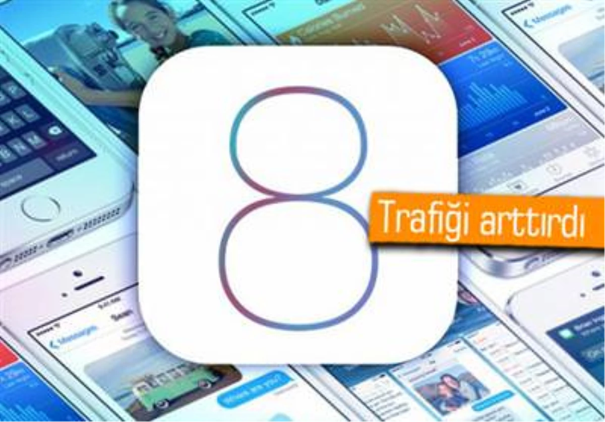 İnternet Trafiğinde İos 8 Yoğunluğu