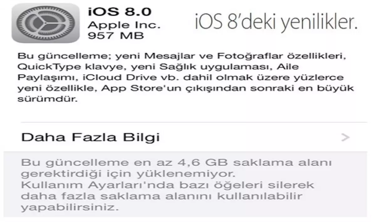 iOS 8 Geldi Ama iPhone Kullanıcılarını Delirtti!