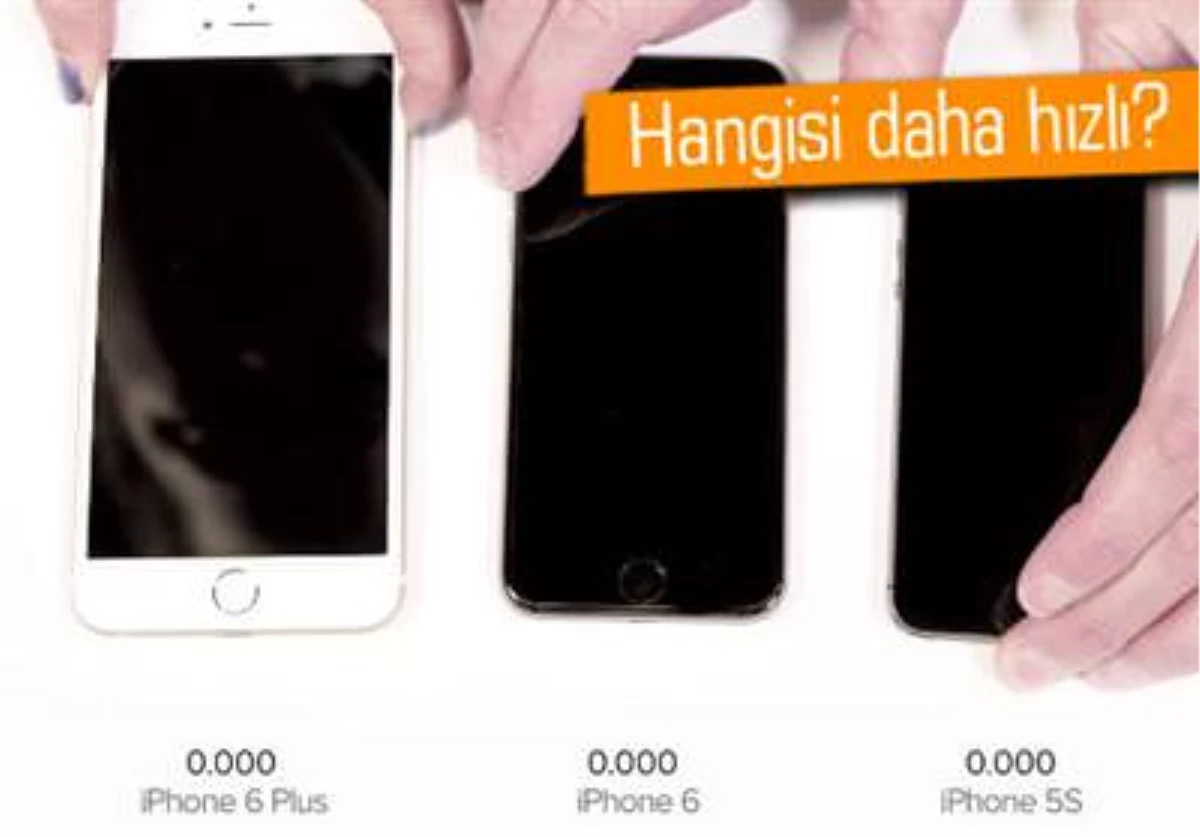 İphone 6 Plus, İphone 6 ve İphone 5s Hız Testinde Karşı Karşıya