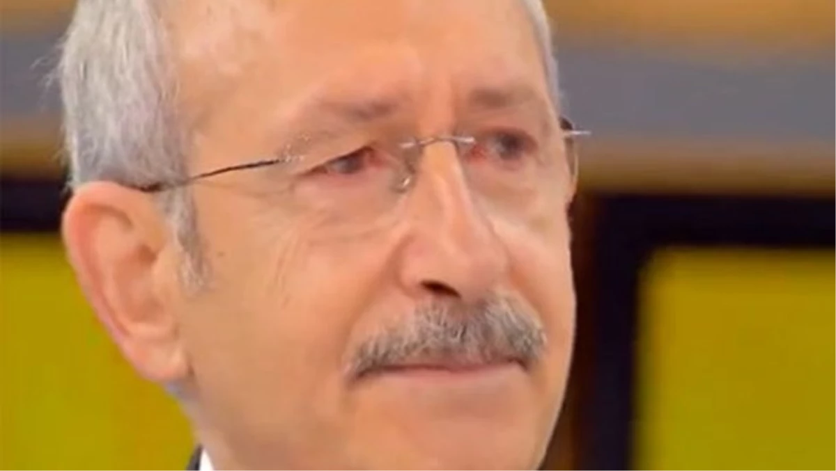 Kılıçdaroğlu Canlı Yayında Gözyaşlarını Tutamadı