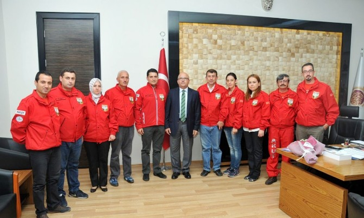 Başkan Çoban Akut Ekibini Ağırladı