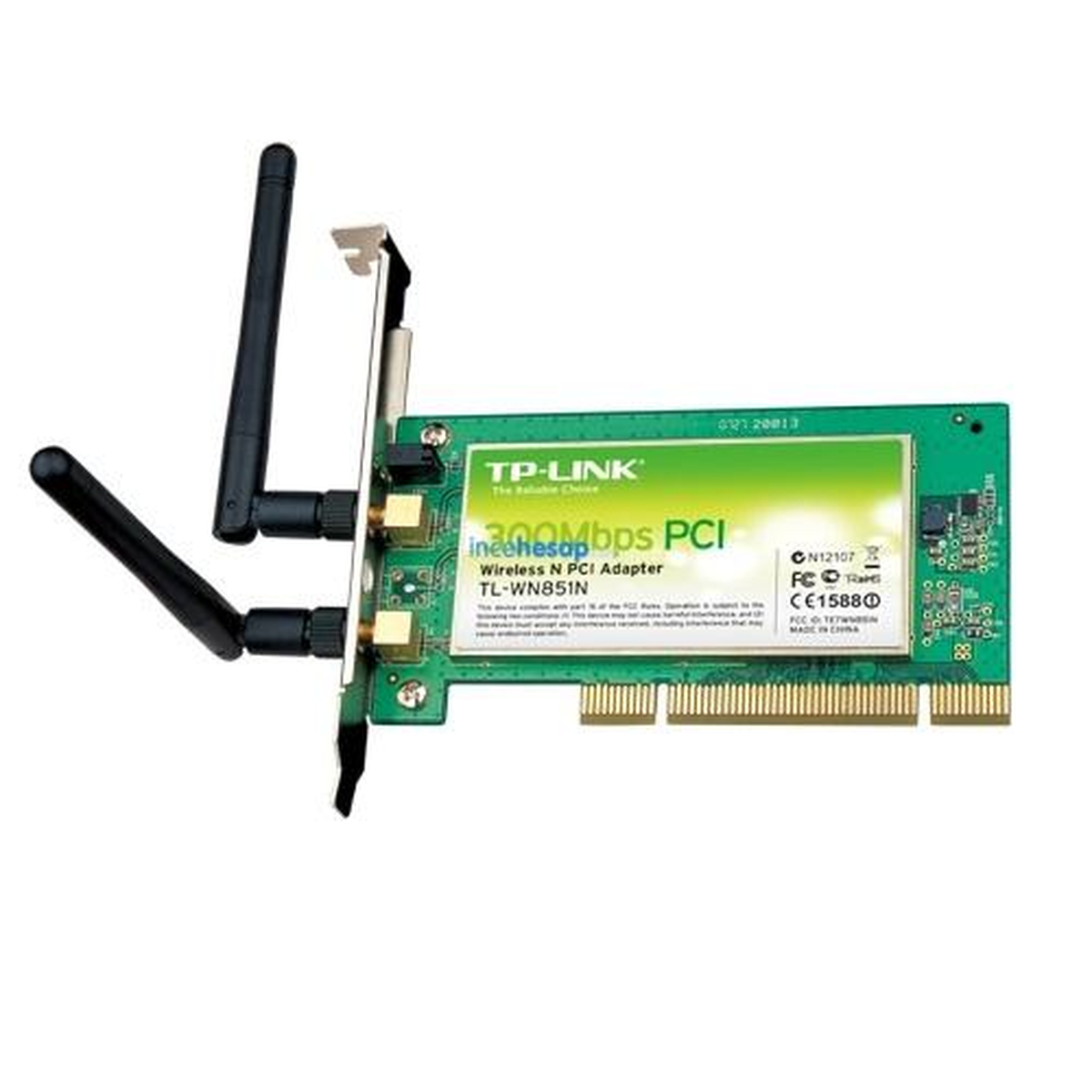 Tp-Link Tl-Wn851nd 300mbps 2x2dbi Kablosuz Pcı Kart