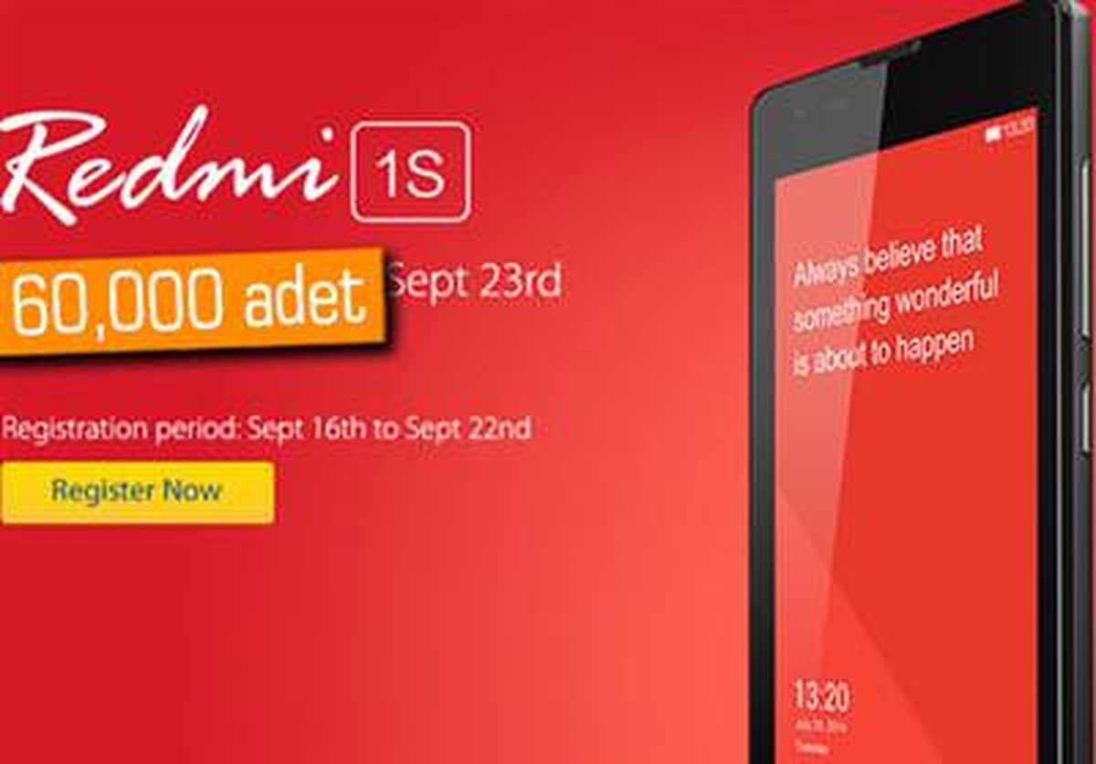 Xiaomi, 23 Eylül\'de Redmi 1s ile Rekor Kırabilir