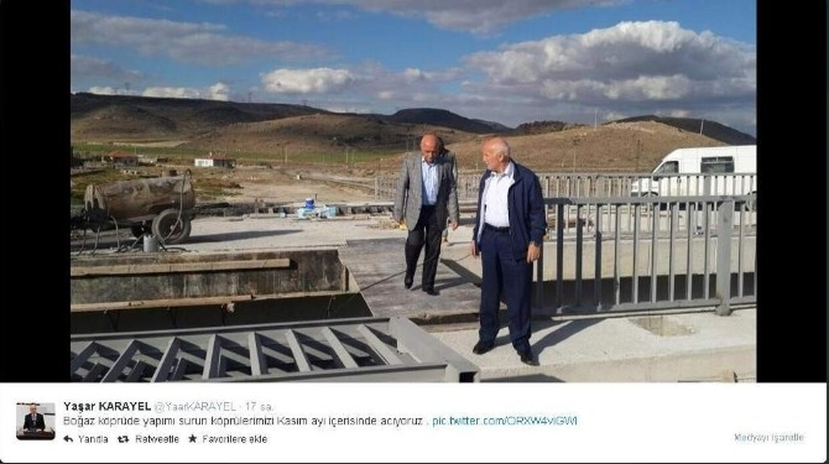 Yaşar Karayel ve İsmail Tamer Boğazköprü\'de İncelemelerde Bulundu