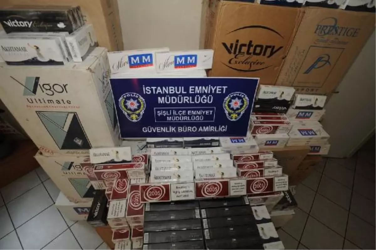 21 Bin Paket Kaçak Sigara Ele Geçirildi