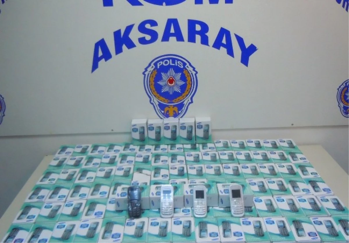 Aksaray\'da Kaçak Telefon Operasyonu