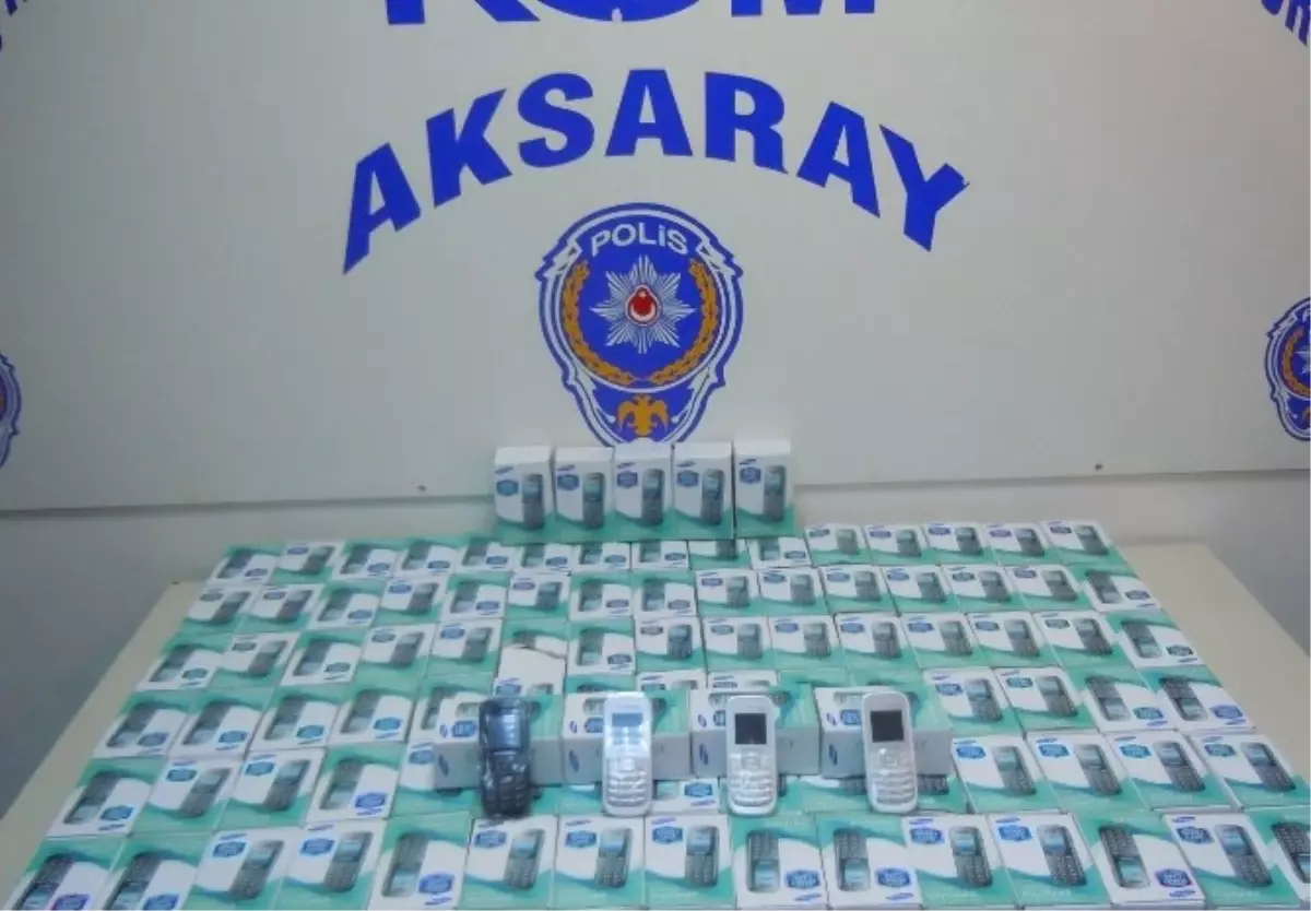 Aksaray\'da Kaçak Telefon Operasyonu