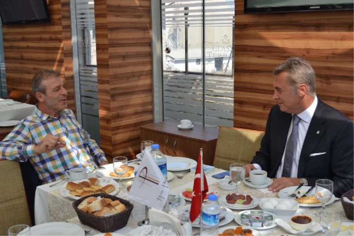 Beşiktaş Başkanı: "İnegölspor"La İşbirliği Yapabiliriz"