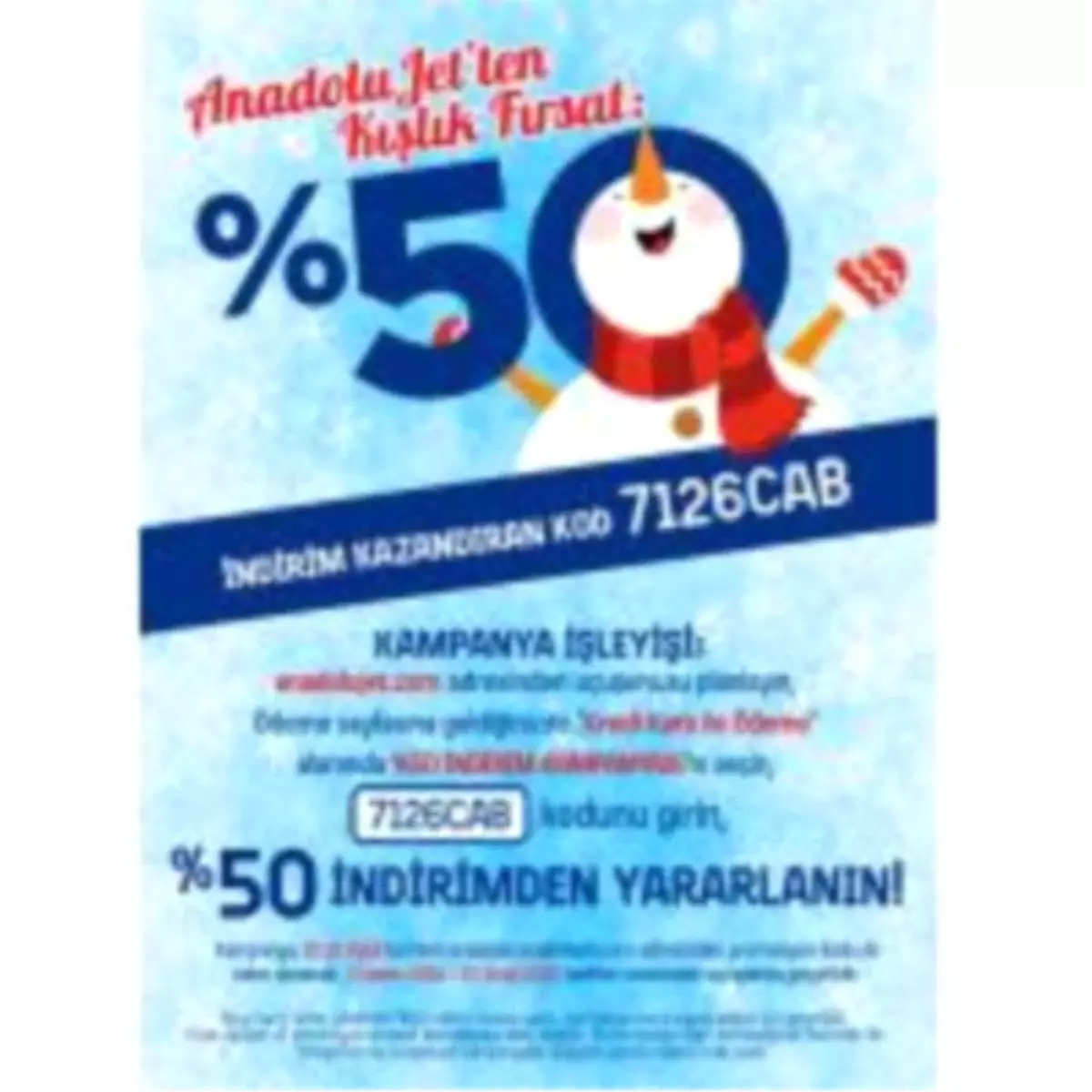 Biletini İnternetten Al, Anadolujet ile Yüzde 50 İndirimli Uç