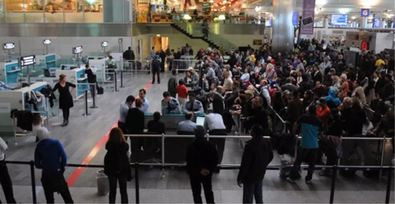 Havalimanındaki POLNET Arızası Yoğunluğa Neden Oldu