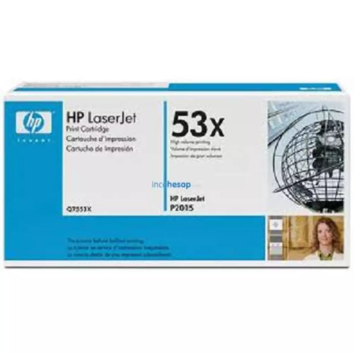 Hp Q7553x Siyah Toner (P2014/p2015/m2727 Mfp)