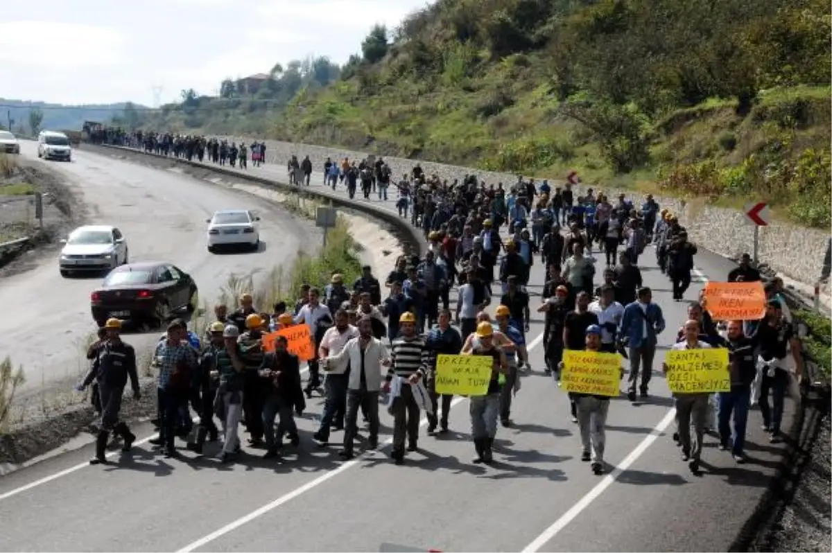 Madenciler Ereğli\'den Zonguldak\'a Yürüyor (3)