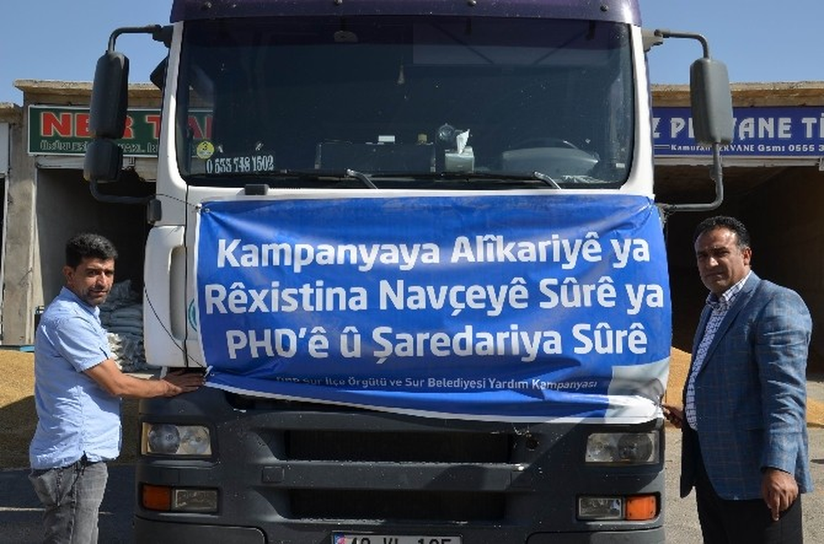 Sur Belediyesi\'nden Suriye ve Sincar\'a Yardım