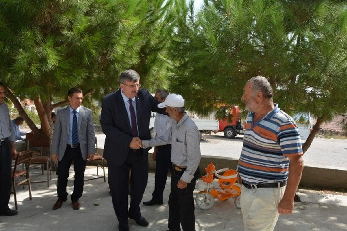 Başkan Yardımcıları Şiyak ve Akgöl Yuntdağı\'nda İncelemede Bulundu