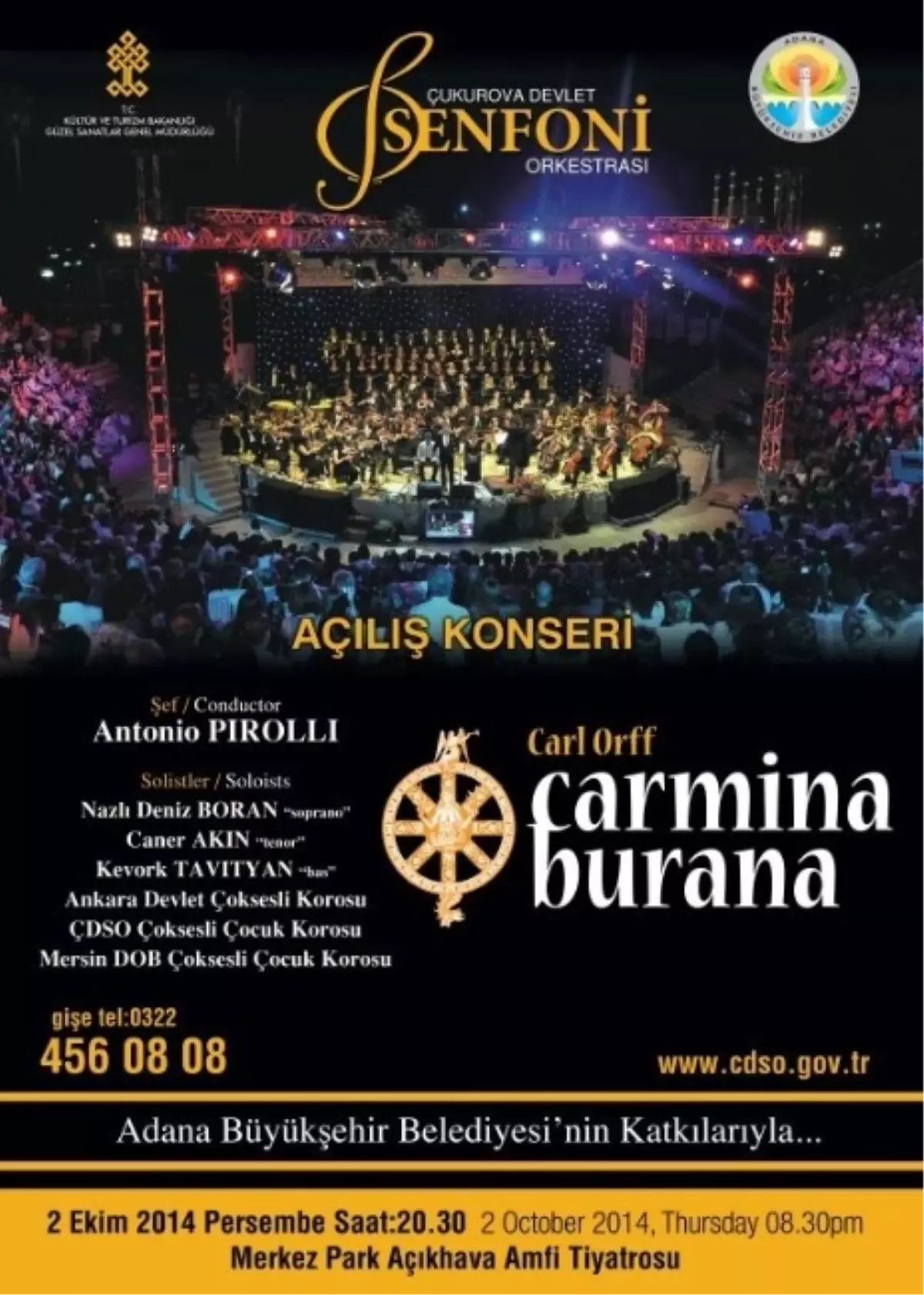 Çdso Sezonu "Carmina Burana" ile Açıyor