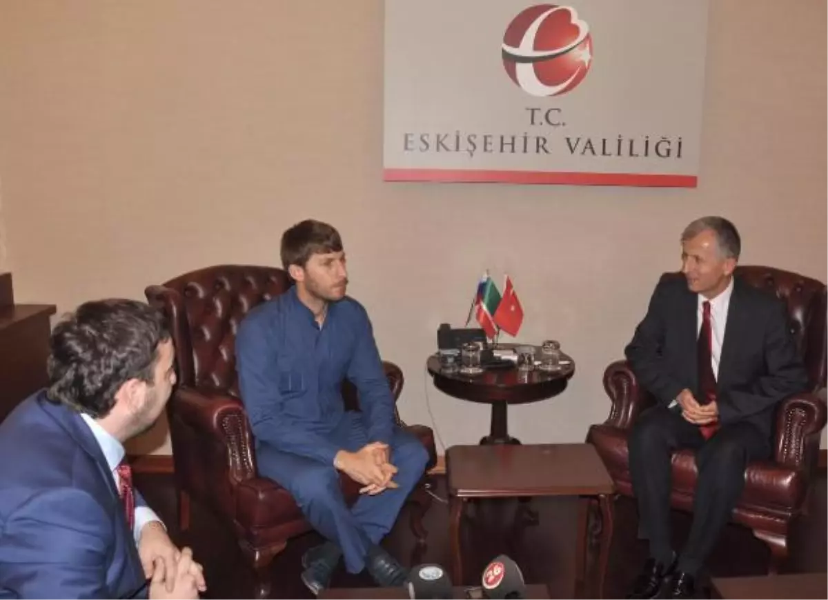 Çeçenistan Başbakanı Edelgeriyev, Eskişehir\'de