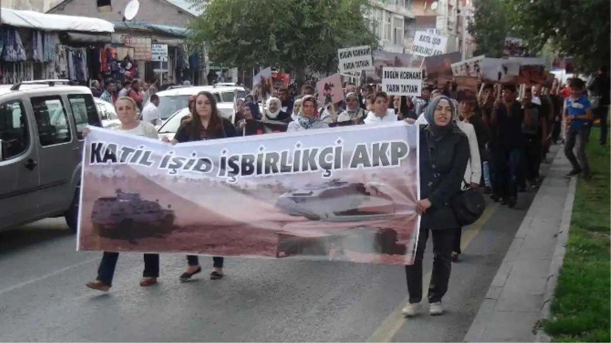 DBP ve HDP\'den \'IŞİD\' Protestosu