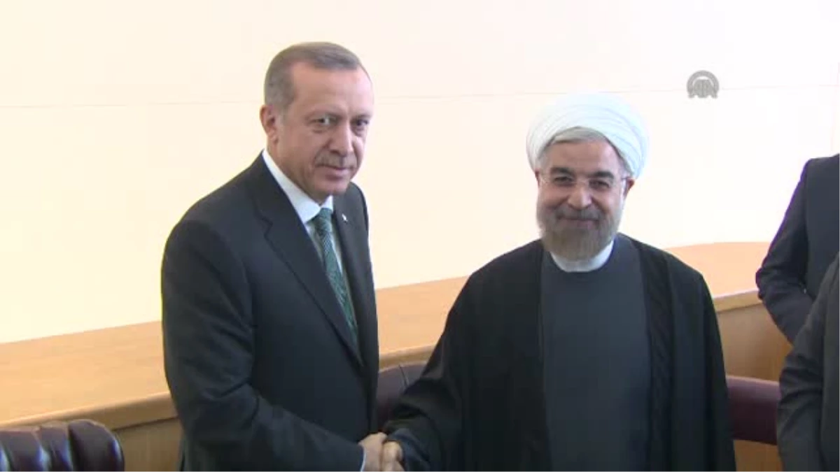 Erdoğan, İran Cumhurbaşkanı Ruhani ile Görüştü