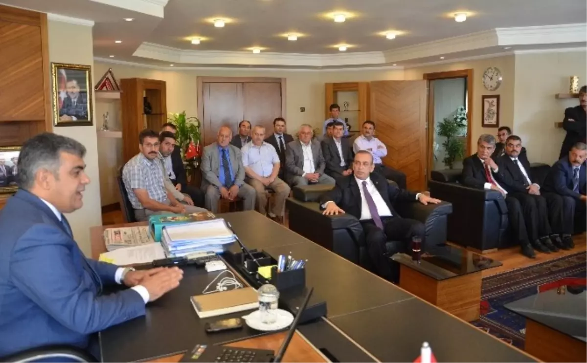 Ereğli Esnaf Odalarından, Belediye Başkanı Özgüven'e Ziyaret