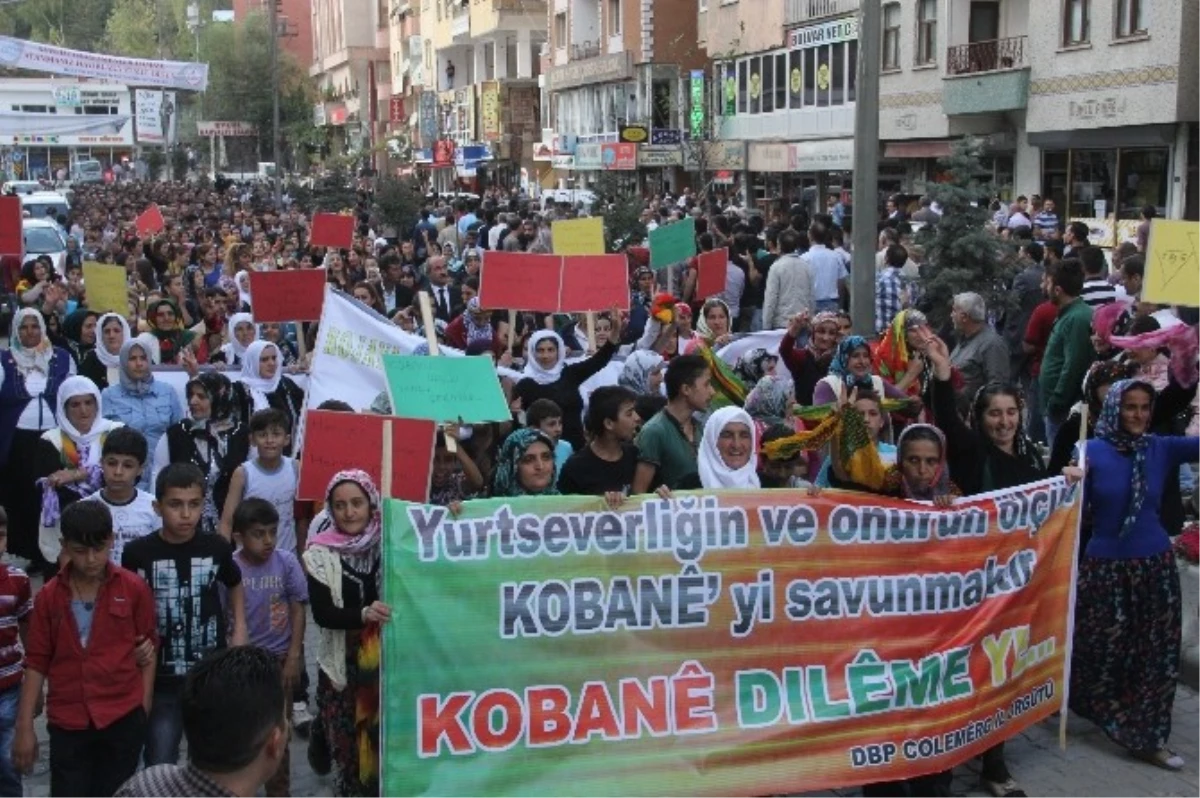 Hakkari, Kobani İçin Tek Yürek Oldu