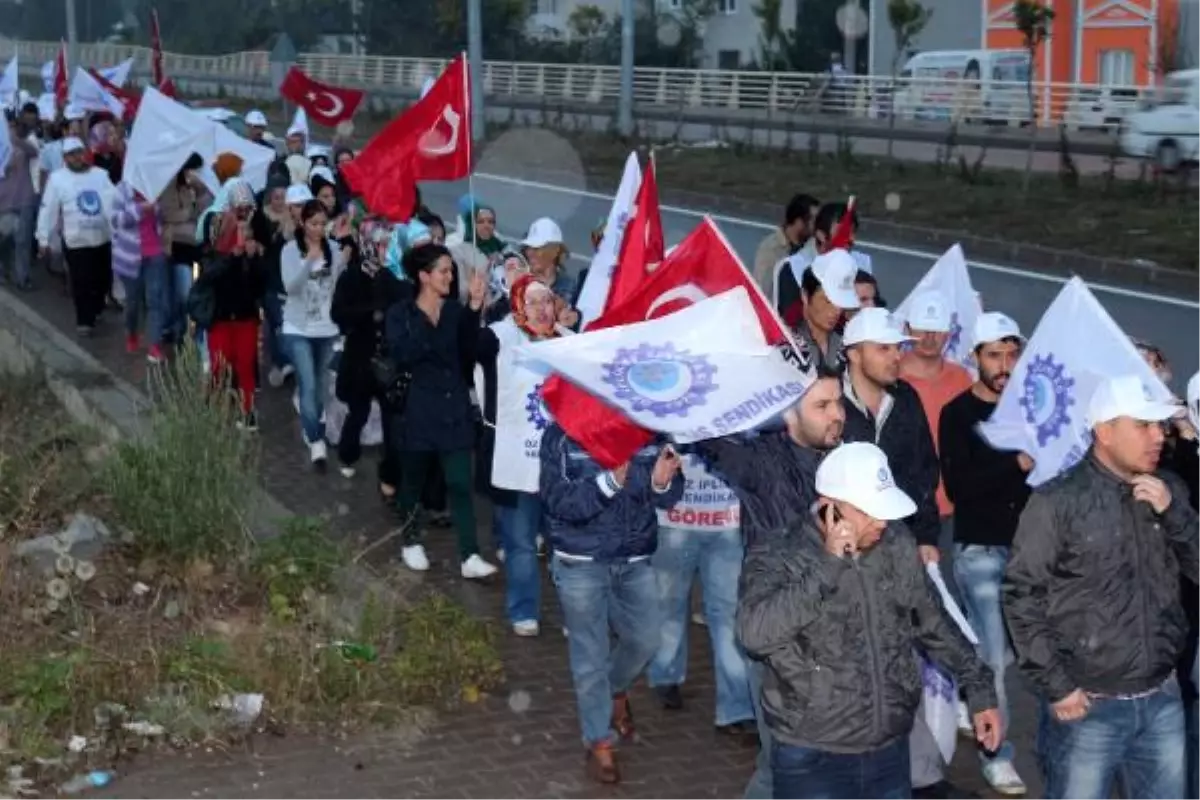 Safranbolu'nda Tekstil İşçilerinin Sendika Eylemi