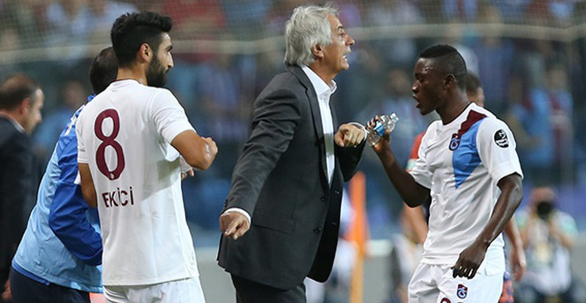 Trabzonspor Avrupa\'de Esti, Ligde Durdu
