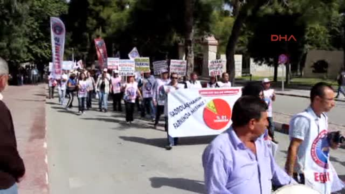 Burdur\'da Öğretmenler İş Bırakma Eylemi Yaptı
