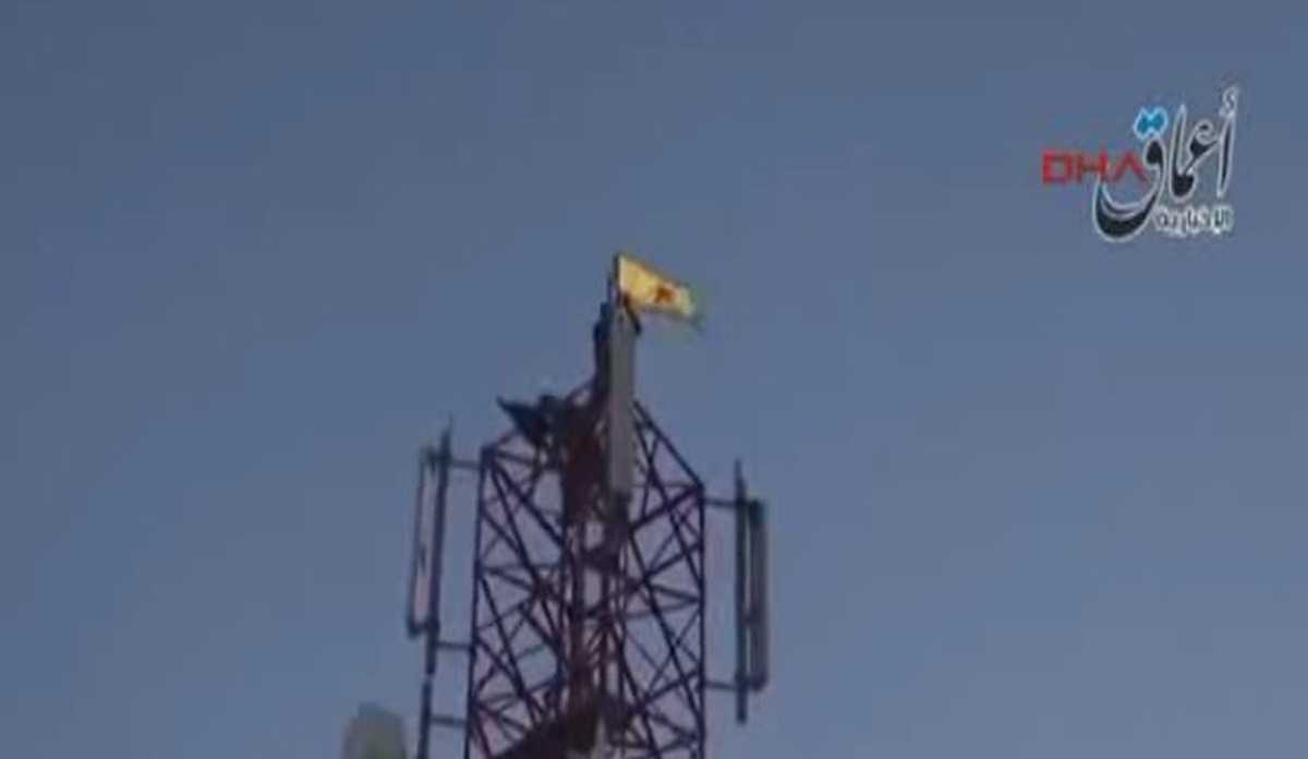 IŞİD, Kobani'de YPG Bayrağını İndirdi