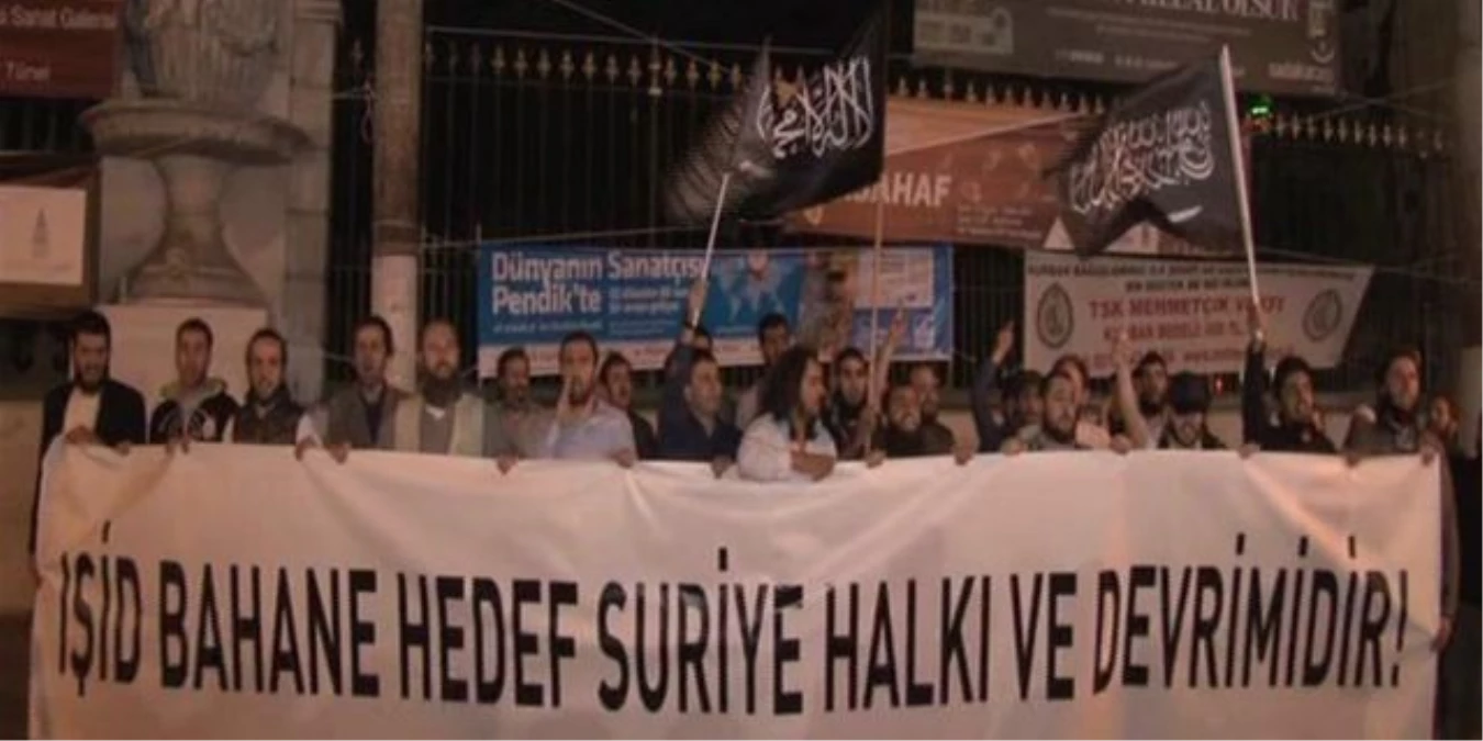 Beyoğlu\'nda IŞİD Protestosu
