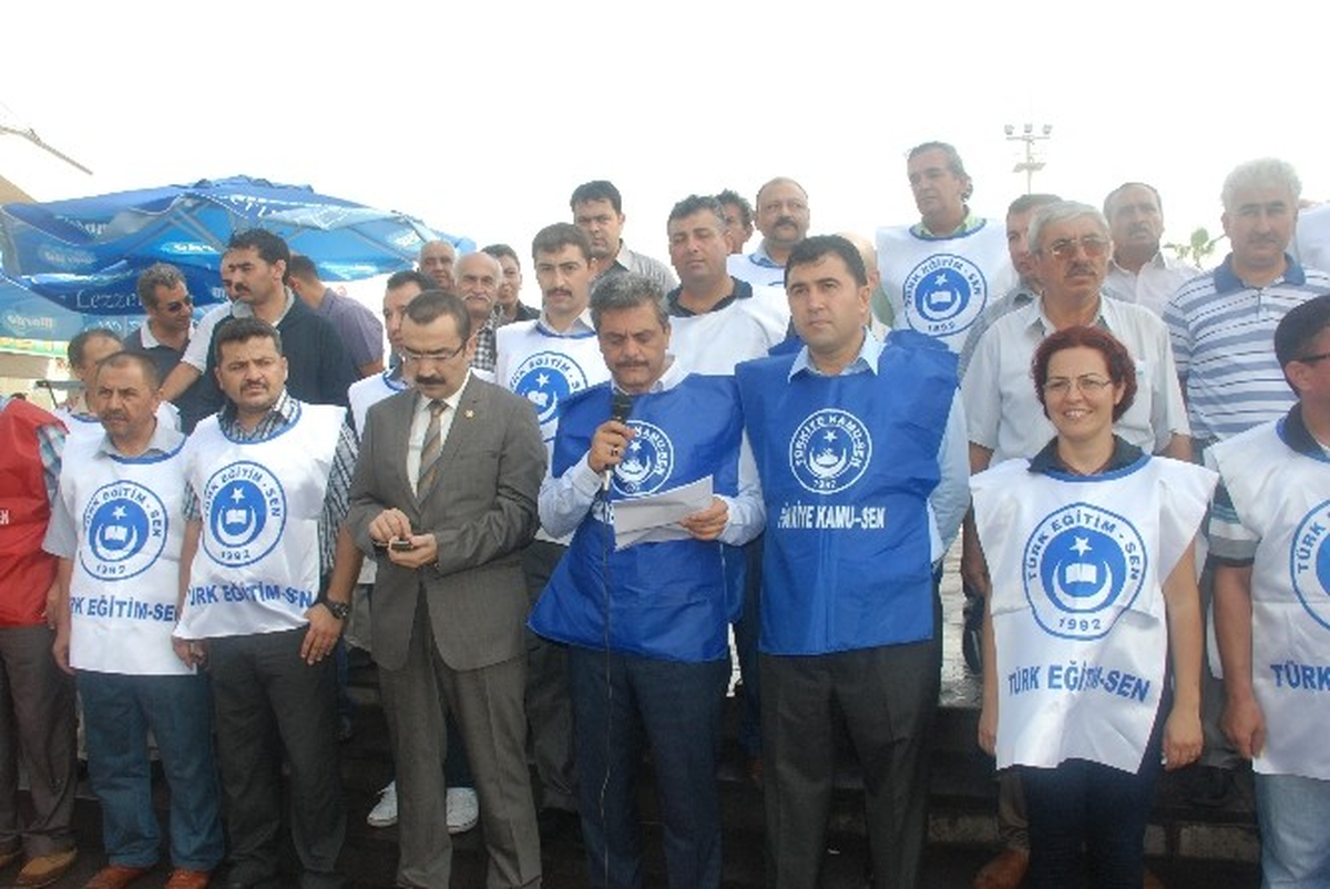 Tes, Osmaniye\'de 1 Günlük İş Bırakma Eylemi Yaptı