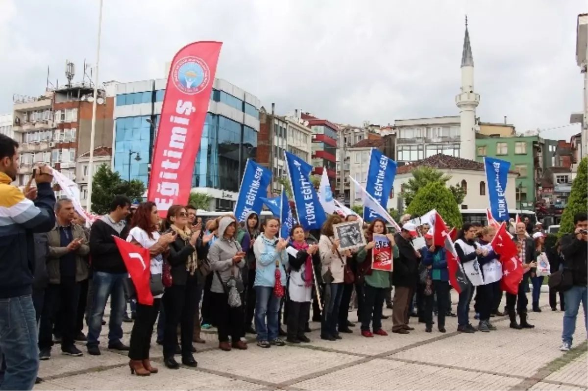 Türk Eğitim-Sen\'den Ereğli\'de İş Bırakma Eylemi