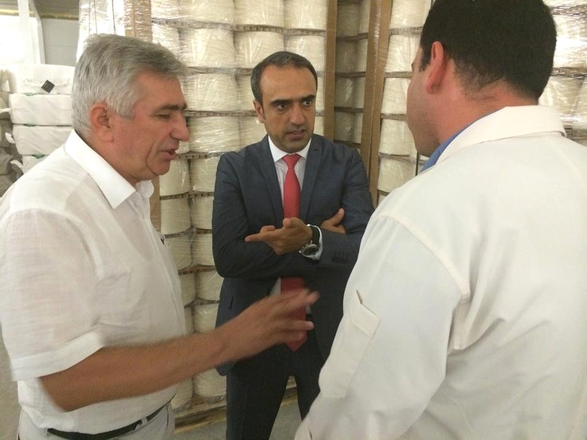 Ak Parti\'li Cuma İçten\'den OSB Ziyareti