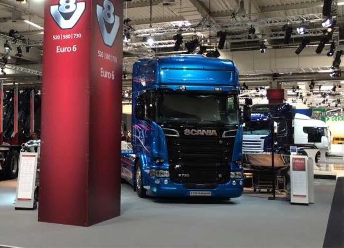 Scania, IAA Fuarı\'nda En Yeni Motorlarını Tanıttı