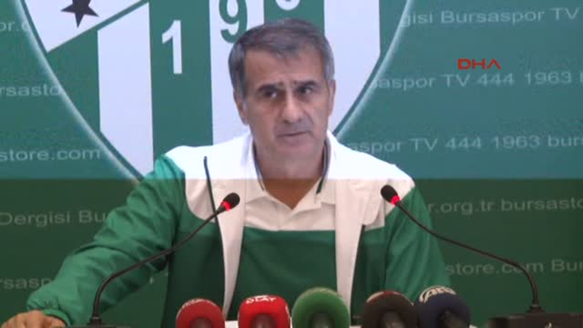 Bursaspor Teknik Direktörü Güneş3 Maçta 3 Puan Bize Yakışmıyor
