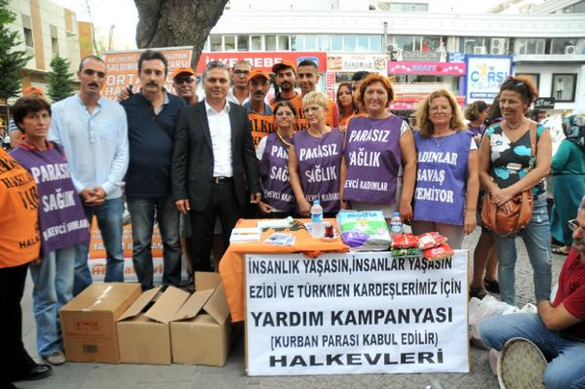 CHP\'li Başkan, Işid Mağdurlarına Yardım Elini Uzattı